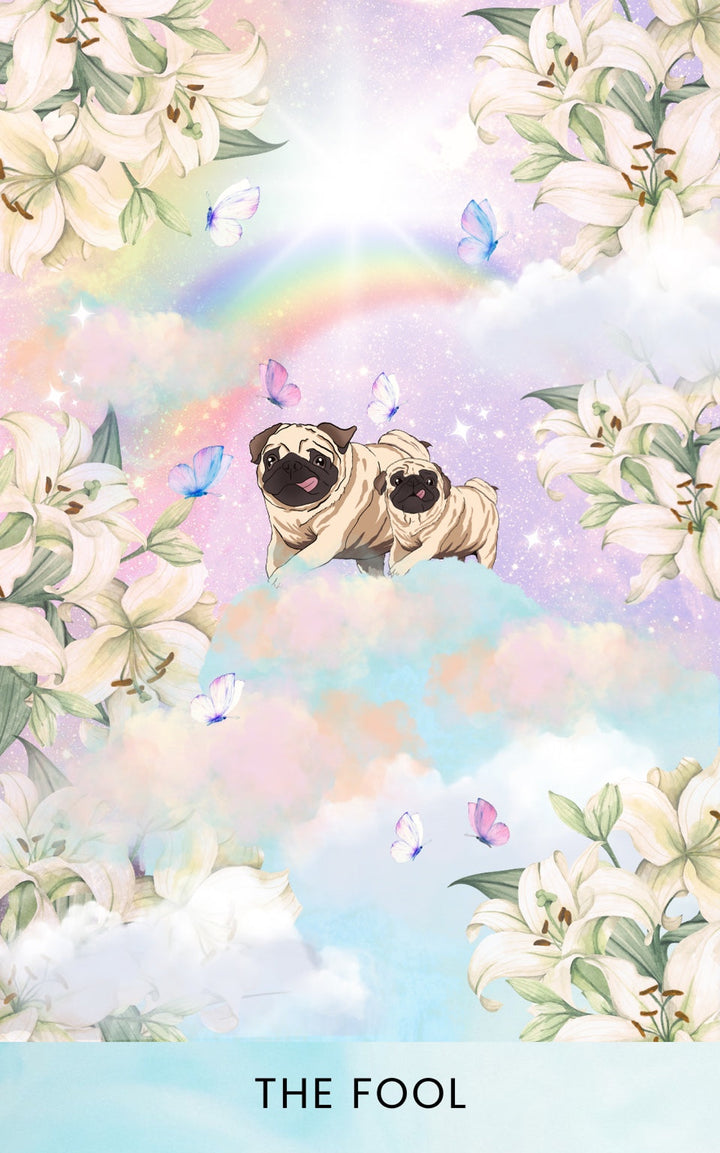 Official Posoulo The Fool card artwork featuring Potato and Puglo